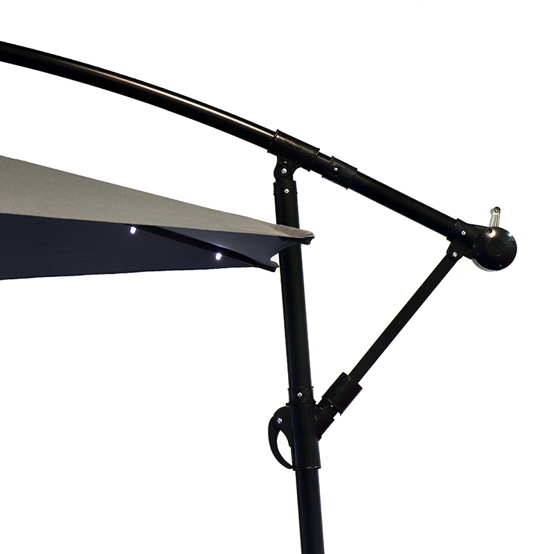 Commercial Solar Lamp Bead Cantilever Banana Umbrella