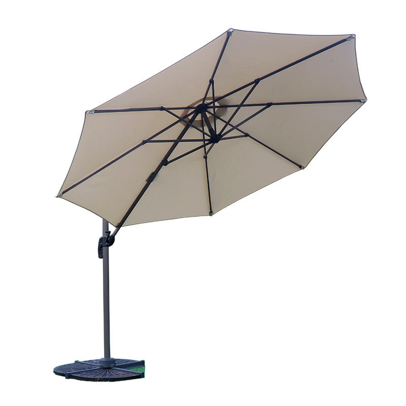 High-End Outdoor Mini Side-Standing Roman Umbrella
