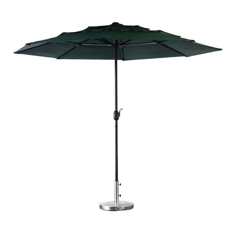 Round Three-Layer High-End Luxury Wind-Resistant Pillar Umbrella