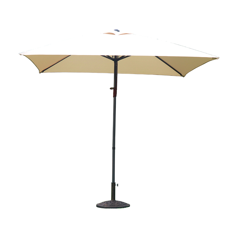 2.5mx2.5m Solid Metal 4-Bone 38-Post Upright Umbrella