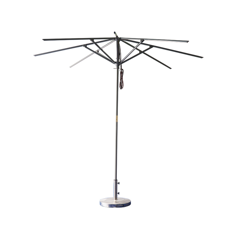 270-8 Aluminum Alloy Upright 38 Engineering Rainproof Outdoor Umbrella