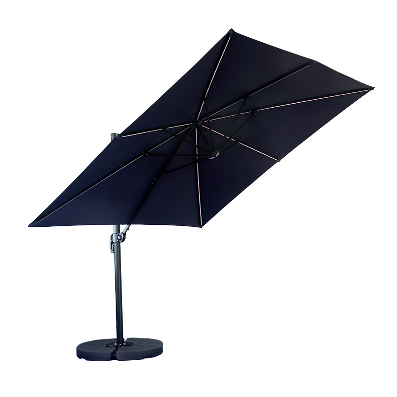 Large Colorful Solar Light With Casual Roman Umbrella